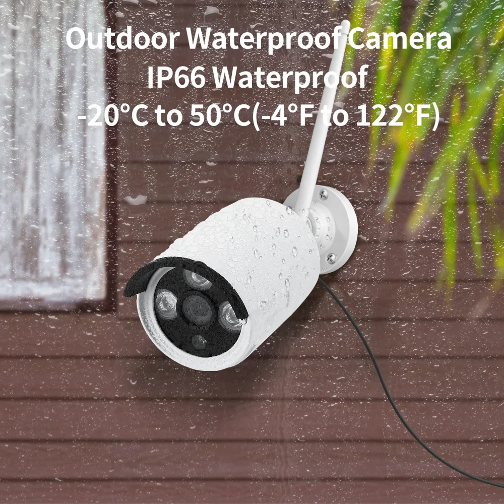 Wifi Pan&tilt Camera 8CH Set 2MP Surveillance Video System 12.5inch Wireless Monitor NVR Home Outdoor Security Camera Kit 4CH