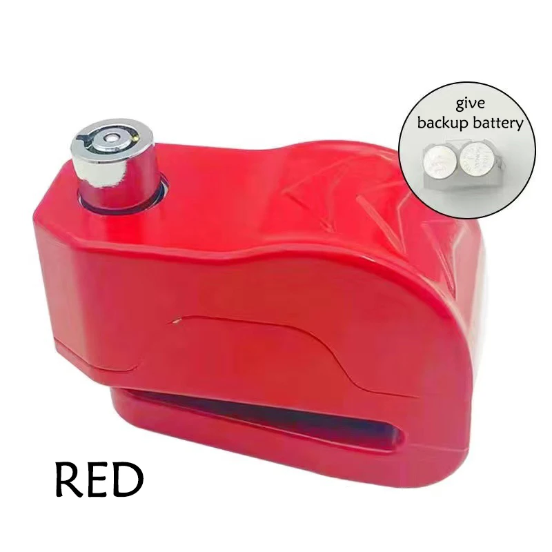 UMEDO Metal Waterproof Anti-theft Brake Disc Alarm Disc Lock Wheel Disc Brake Lock Motorcycle Bicycles Scooter Bike Spare Parts