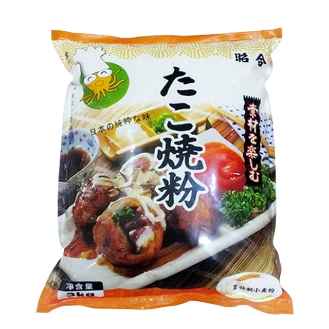 Superior Takoyaki flour Powder 3kg  Raw Material for Japanese Octopus balls Okonomiyaki Special Powder