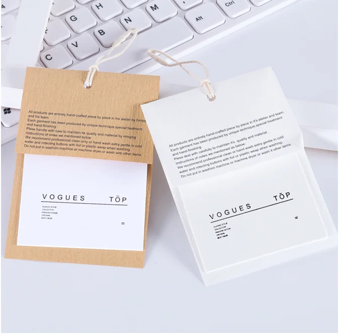 
2021-подвесная бирка с индивидуальным принтом вашего логотипа, этикетка для одежды/Этикетка для одежды с веревкой 