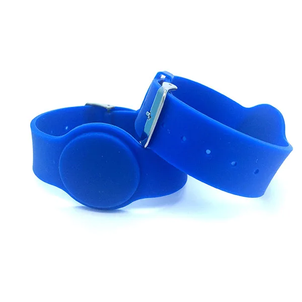 Waterproof 13.56MHz NFC Bracelet Programmable Adjustable Silicone RFID Key Wristband