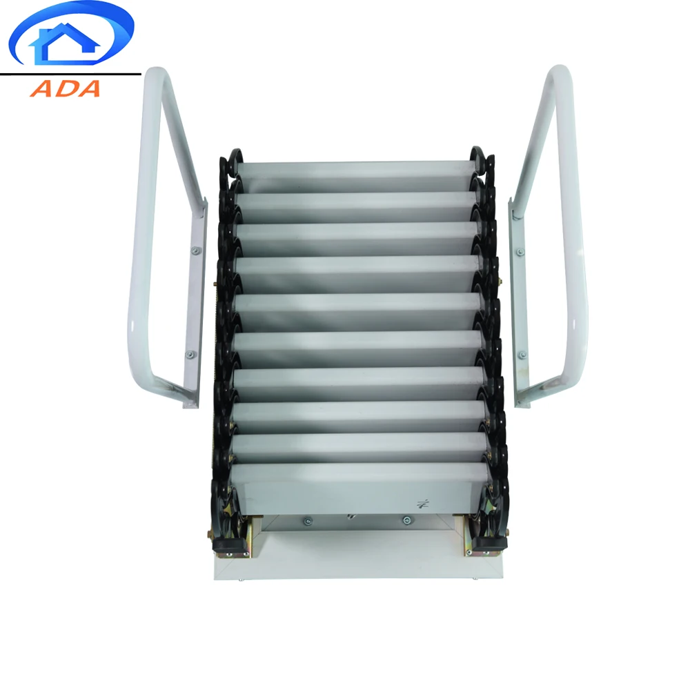 Manual Operated Home Space Saving Removable Outdoor Retractable Ladder