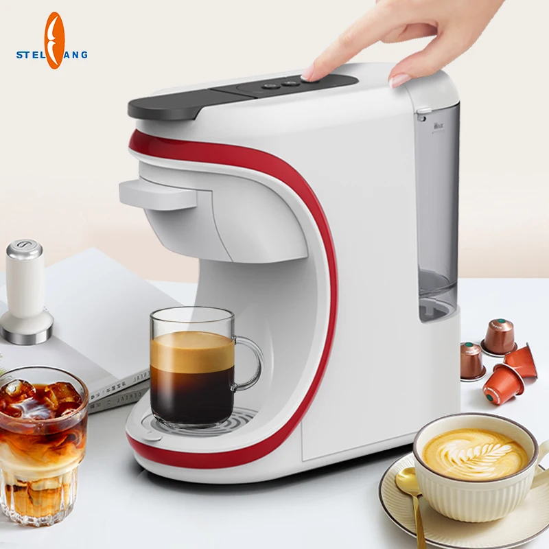Office 4 In 1 Coffee Pod Machine Single Serve Multi Capsule Coffee Maker