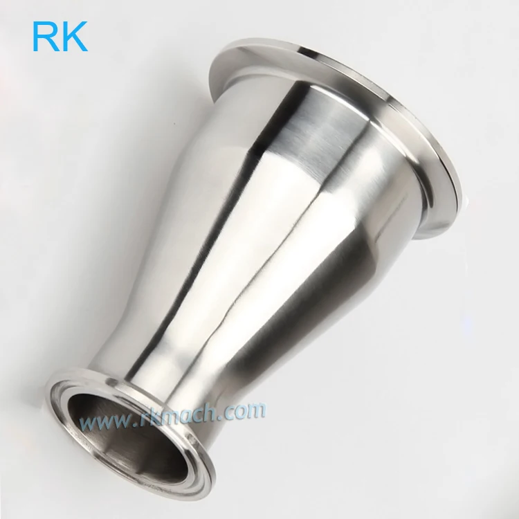 1'x  3/4' Factory price SS304 Sanitary tri clamp concentric reducer