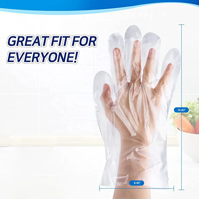 vinyl gloves clear Food Pvc Powder Free Hand Plastic Vinyl Gloves Manufacturer Poly PE gloves
