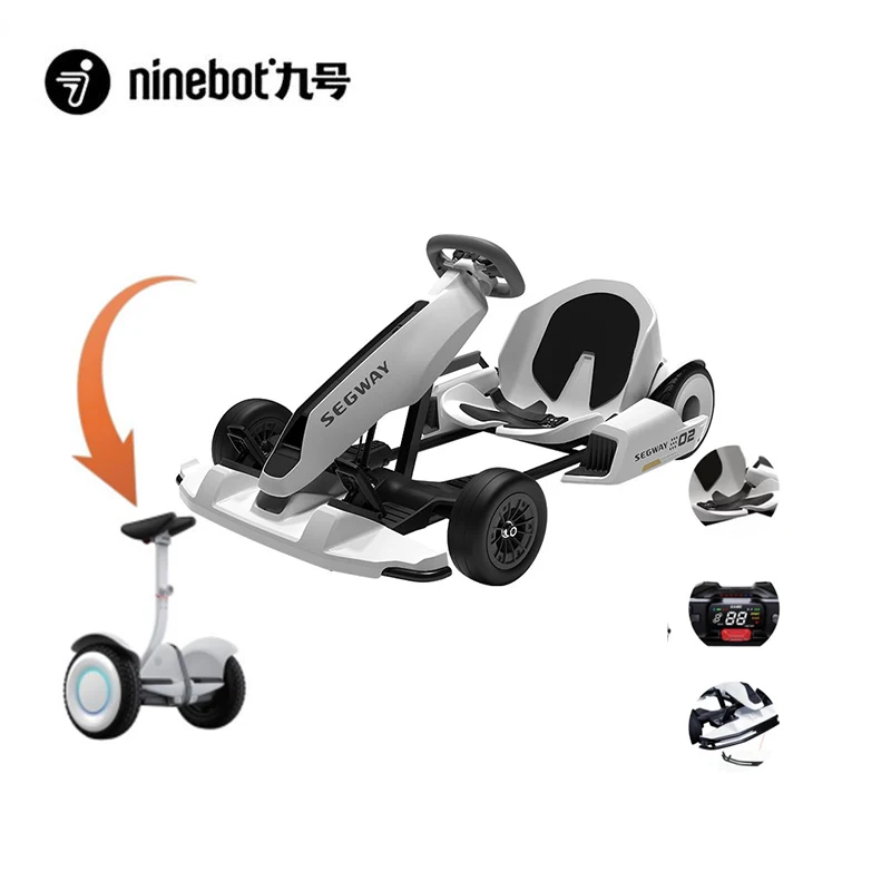 High Speed Go kart Kit for Kids adults racing go kart for sale max speed 27km/h Ninebot Electric Go Kart Kit 2 with Mini Pro 2