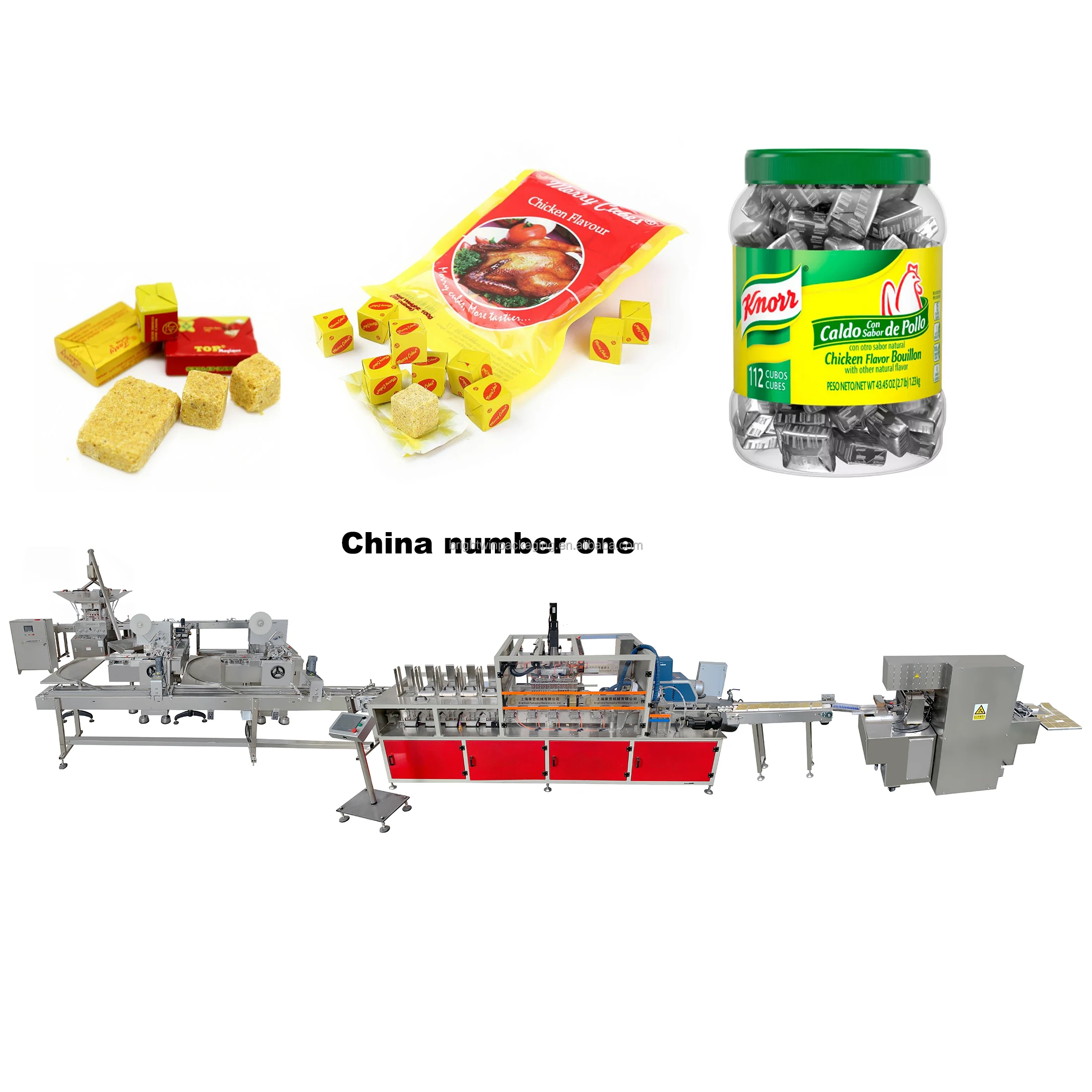 Brightwin Beef Flavor Bouillon Seasoning Cube Soup Cube 4G 10g 12g Pressing Wrapping Machine