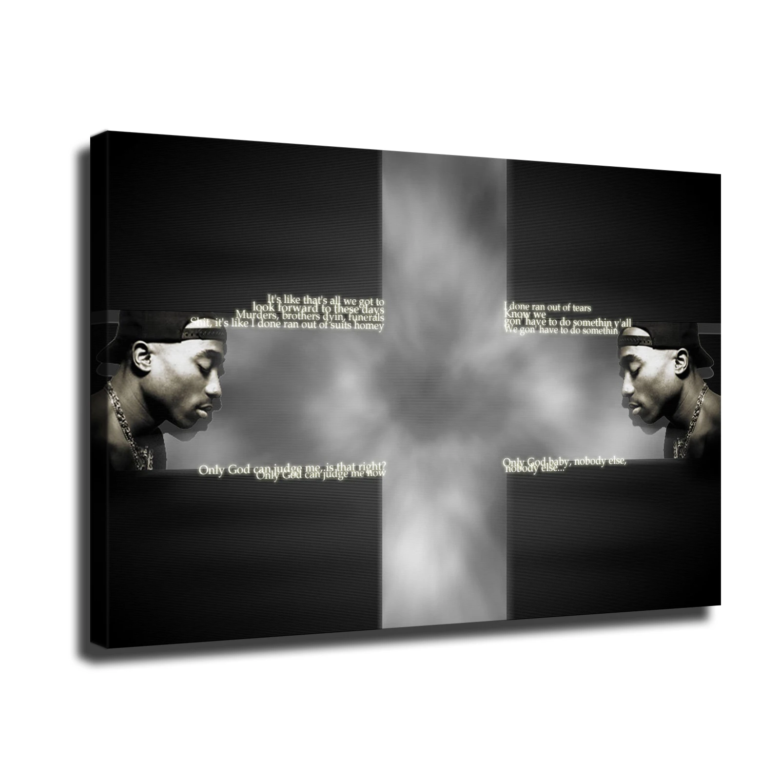 Rapper Custom Cool Art Rappers 2pac Poster For Room Aesthetic