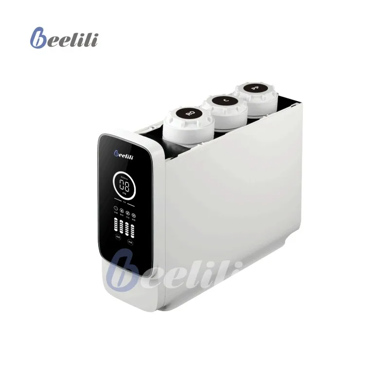 Beelili  4 stages FilterPP: 3013-RO 600GPD  UDF CTO Filter under sink water filter machine for home