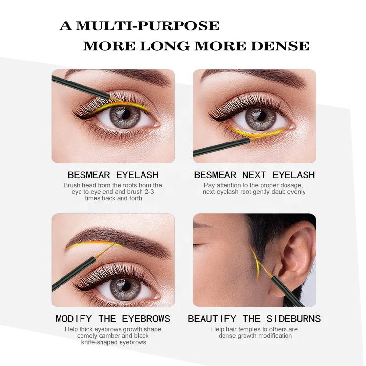 Low moq eye lash growth serum oem eyelash private label