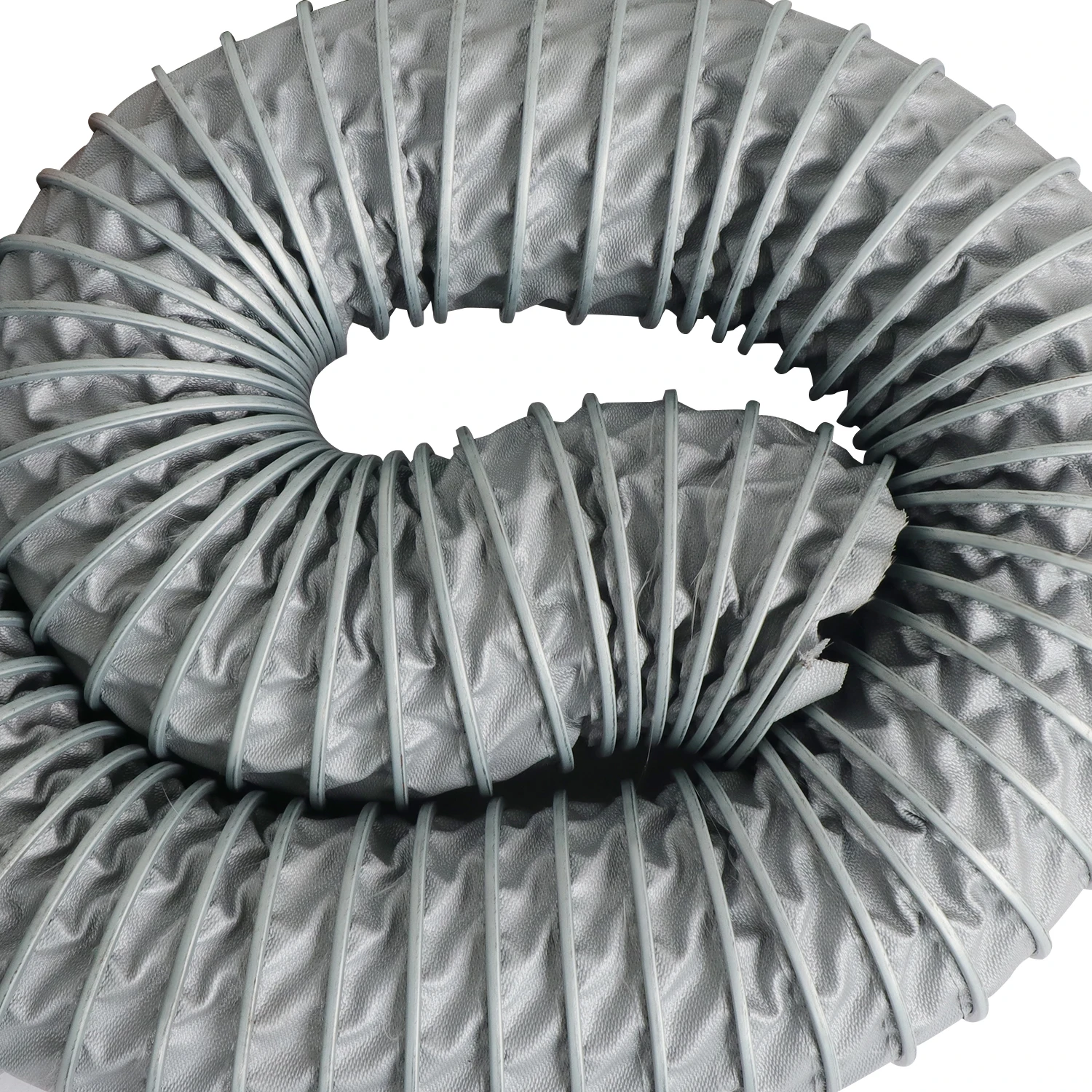 Flame Retardant Lightweight Heat Resistant Vapor Smoke Hot Air Suction Clamped High Temperature Air Duct