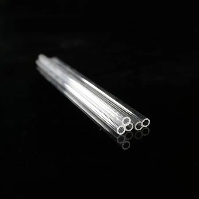 Clear Fused Quartz borosilicate Glass Tube