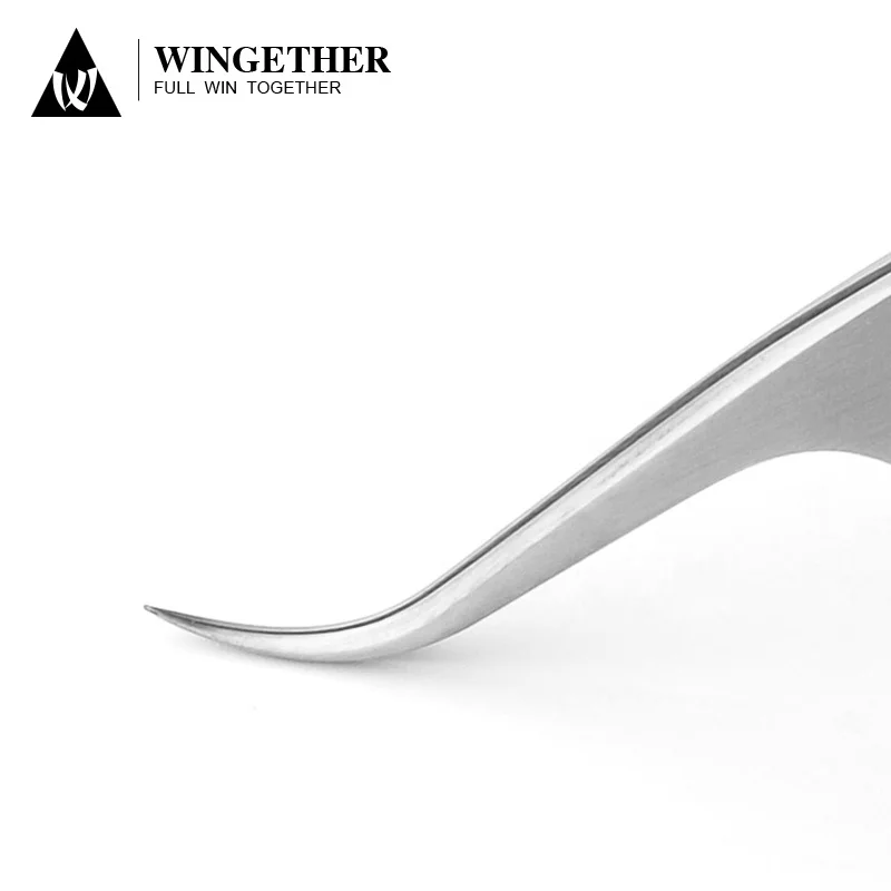 Amazon Best Selling 30 Degree Tip Stainless Steel Lash Tools Wholesale Eyelash Tweezers Custom Logo Eyelash Tweezers Steel