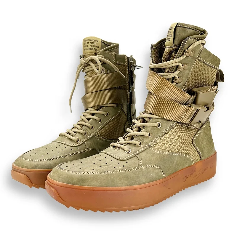 Wholesale Fashion Durable Men Sneakers Genuine Leather Air Shoes Factory