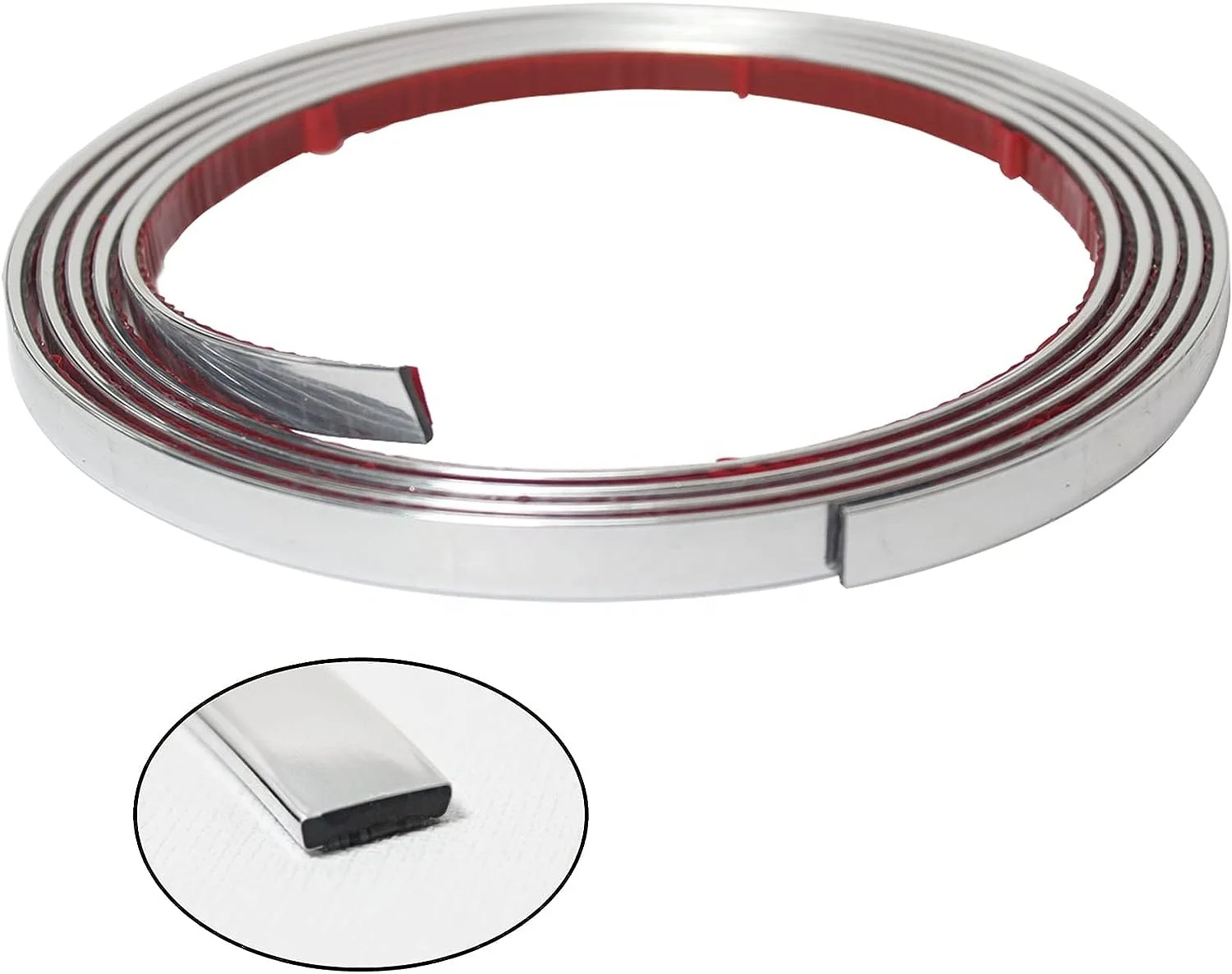 Flexible Plastic Furniture V Edge Trim Molding Edge Banding Trim Strip for Floor Wall Corner, Ceiling Tile Edge, Countertop