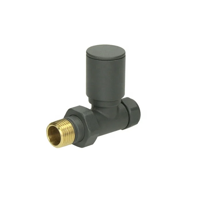 Bathroom brass  chrome straight heating radiators valves for heated towel rails BJ21006