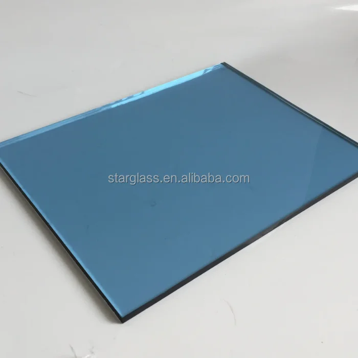 Ford Blue Dark Blue Tinted 3mm Thick Flat Reflective Glass for Bathroom Exterior Curtain Wall and Interior Decoration