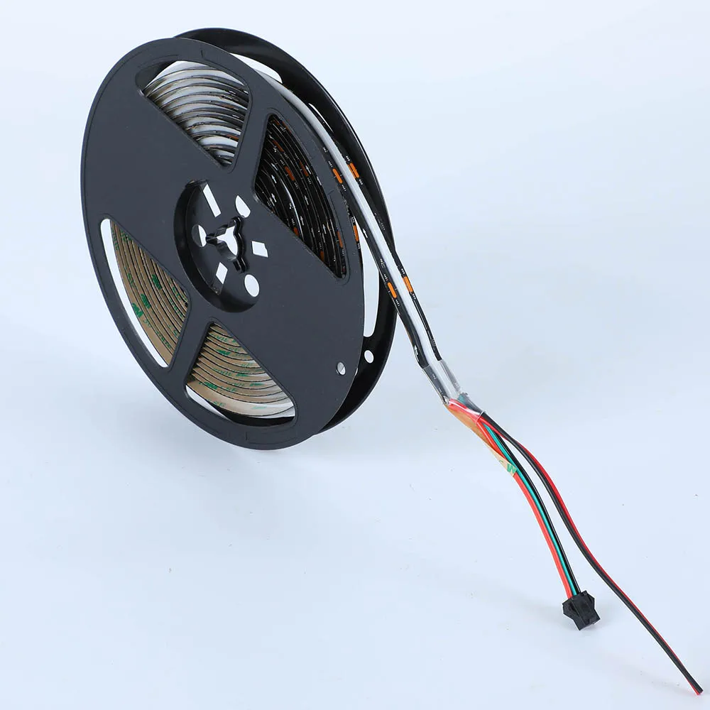 Addressable COB Chasing Running 720led RGBIC COB LED Tape 12v 24v APP Control Smart RGB COB LED Strip Light for Home Room Decor