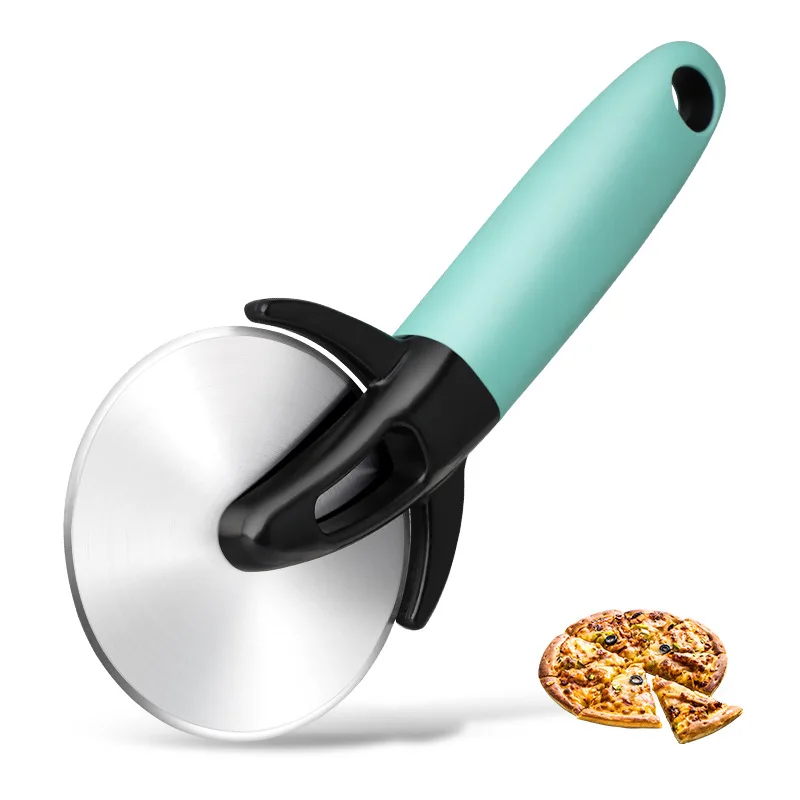 Home Kitchen Tools Round Roller Knife Stainless Steel Pizza Cutter Pie Cutter Pancake Pastry Divider