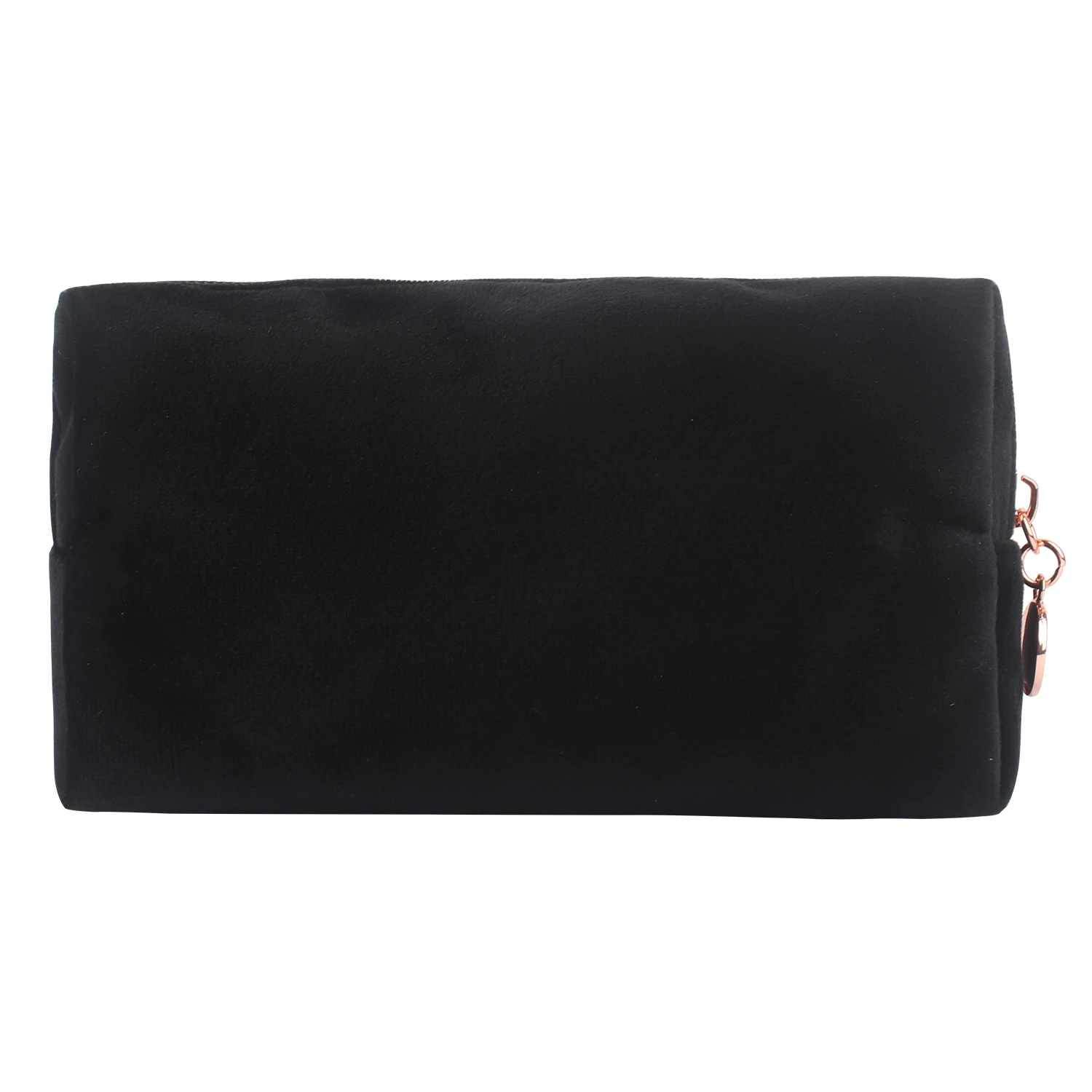 
Travel Organizer Zipper Luxury Cosmetic Pouch for Ladies Custom Logo Brush Velvet Makeup Bag 