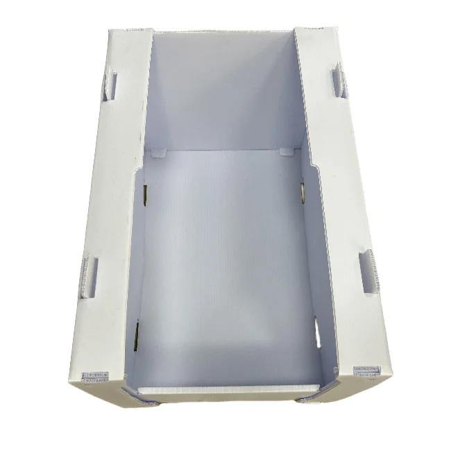 Correx Stackable Clothing Coreflute Pick Bins Plastic Warehouse Storage Bin for Clothing