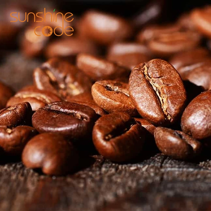 Sunshine Code Arabica Coffee Beans Roasted Pure Freeze Dried Coffee Free Sample Factory Directly Supply