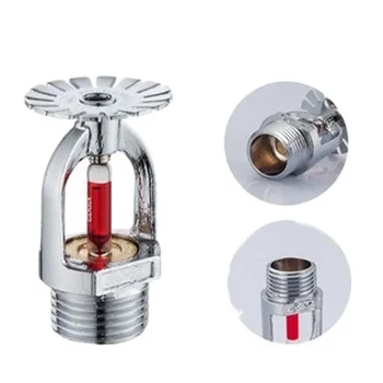 High Quality 1/2 Inch DN15 Brass Pendent Type Fire Sprinkler Head Fire Extinguishing System Protection 68 Degrees