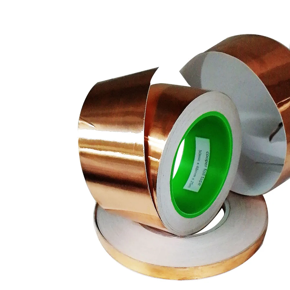 50MM*10M BoMei Brand Temperature Resistance  Copper Foil Adhesive  Tape
