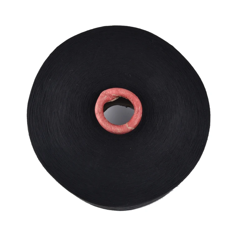 30S 100% Polyester regenerated recycle ring spun dope dyed knitting yarn for socks