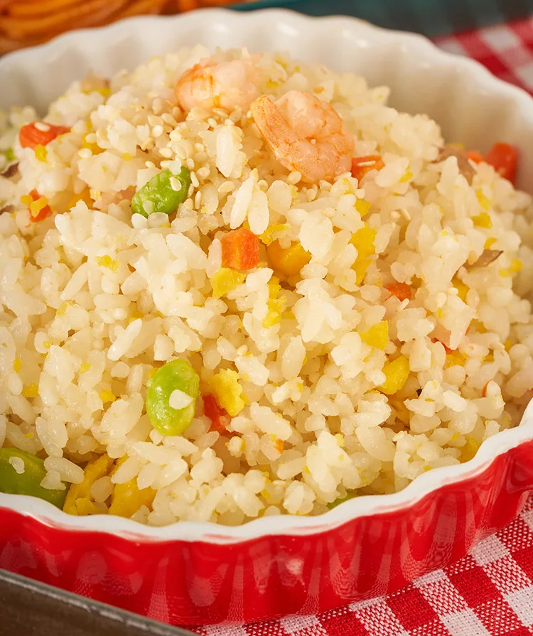 Новый продукт китайская мгновенная еда для цыплят Жареного Риса готовый к употреблению жареный рис