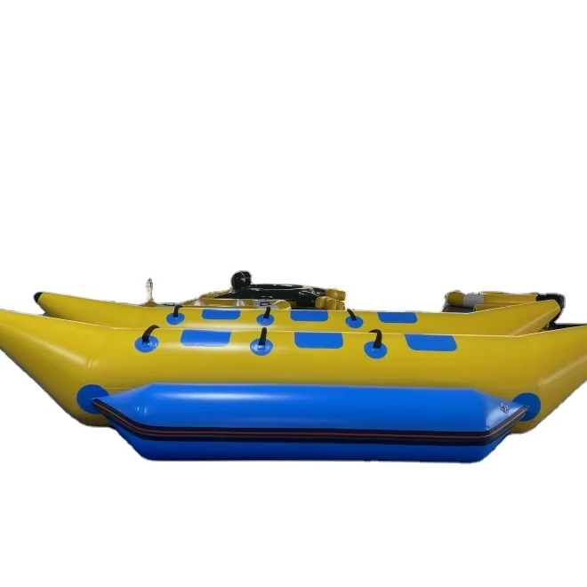 Коммерческий открытый портативный надувной ПВХ Fly Fish Banana Boat для водных видов спорта