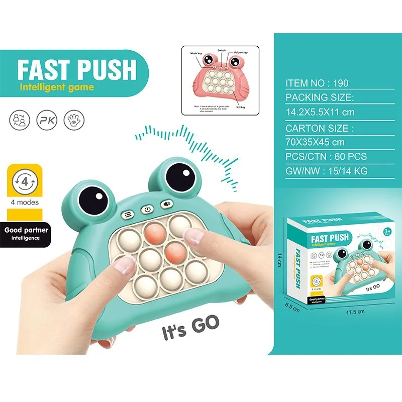Wholesale New Quick Push Machine Console Bubble Speed Press Toy Fast Push Puzzle Game, Adult Fidget Toy, Fidget Toys For Kids
