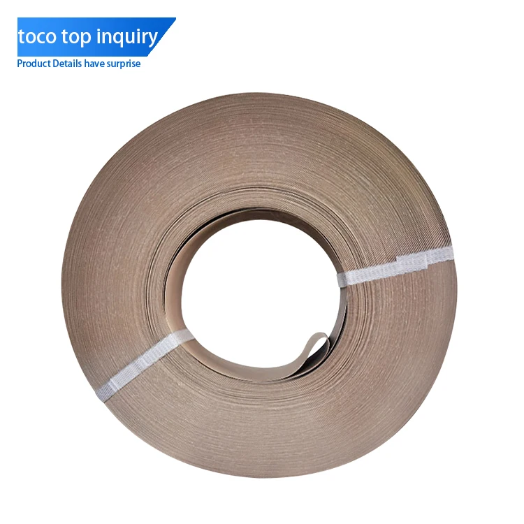 Decorative Wood Grain  PET Edge Banding Flexible Plastic Strips For Furniture Accessories Protection
