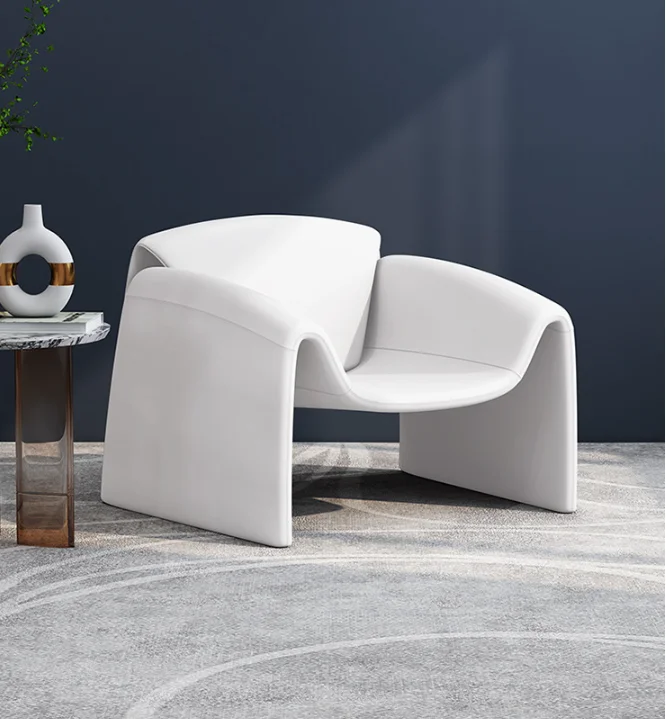 Высококачественный роскошный Однорычажный стул, креативный простой кожаный диван, мебель для гостиной, домашняя мебель, итальянское кресло для отдыха