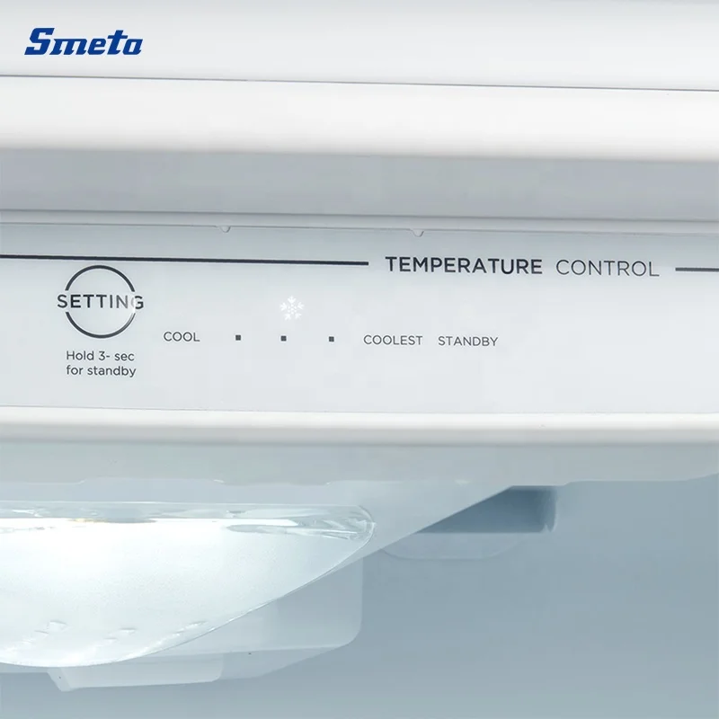 DOE 10.1  Cu.Ft. Portable No Frost House Double door  Top Freezer Refrigerator For  DDT-377WMU