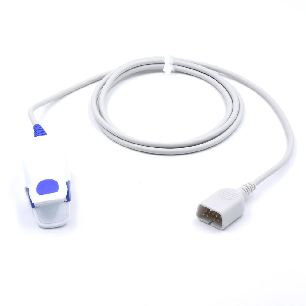 Nihon Kohden Compatible Short Adult Finger Clip  SpO2 Sensor - TL-201T