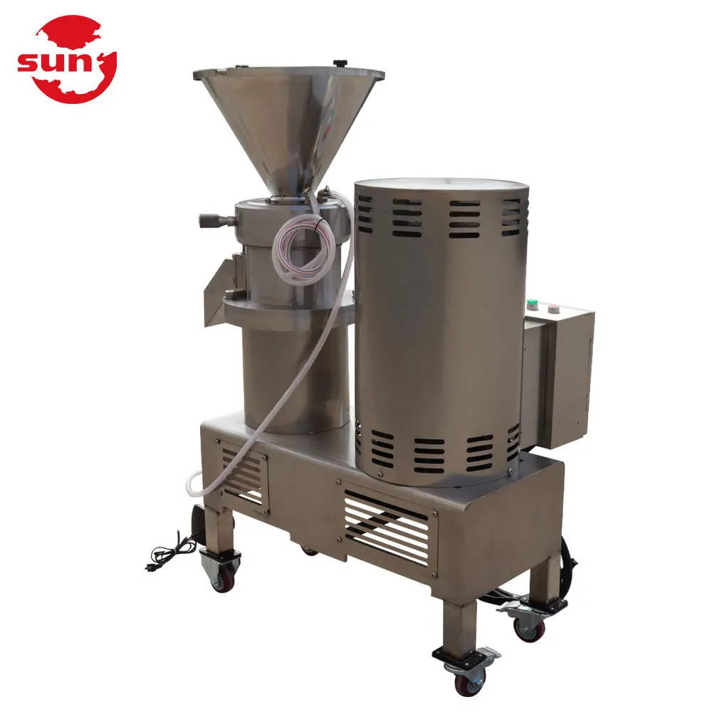 Hot selling product stainless steel peanut butter grinder nut paste grinding machine chickpea paste making machine for sale