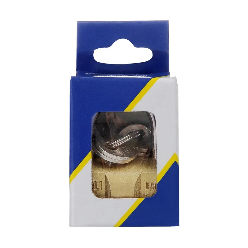 YH9182 Hammer shaped solid brass padlock