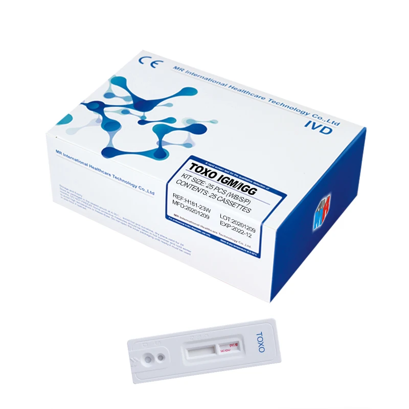 Wholesale price TOXO Toxoplasma Antibody Test IgM/IgG Tri-line test Medical diagnostic test kit