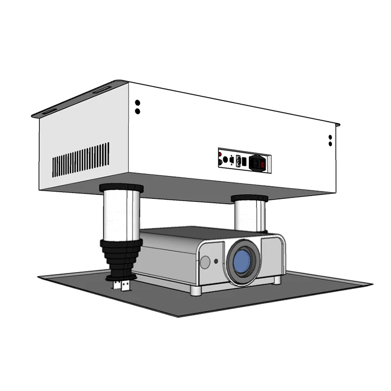 Ultrathin Universal motorized projector ceiling lift remote control drop down projector ceiling lift projector ceiling mount
