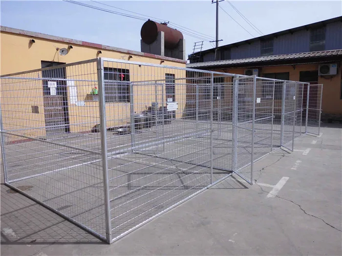 Easy to Install Galvanized Outdoor Dog Kennel Dog Cage