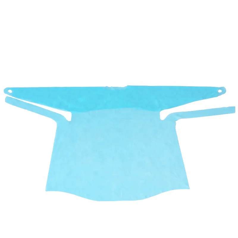 
Waterproof and dustproof disposable CPE plastic isolation gown  (1600070011581)