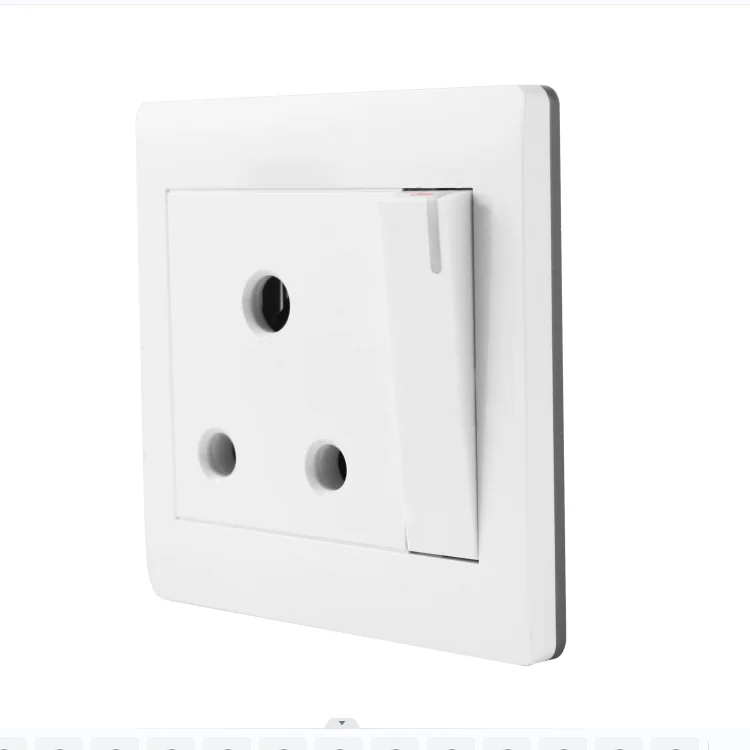 Sanshe High quality fashion S4 series 250V 10A  electrical supplier light control sockets and wall switches
