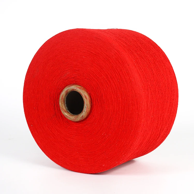 Regenerated polycotton blend socks knitting yarn various colors 16/1 20/1