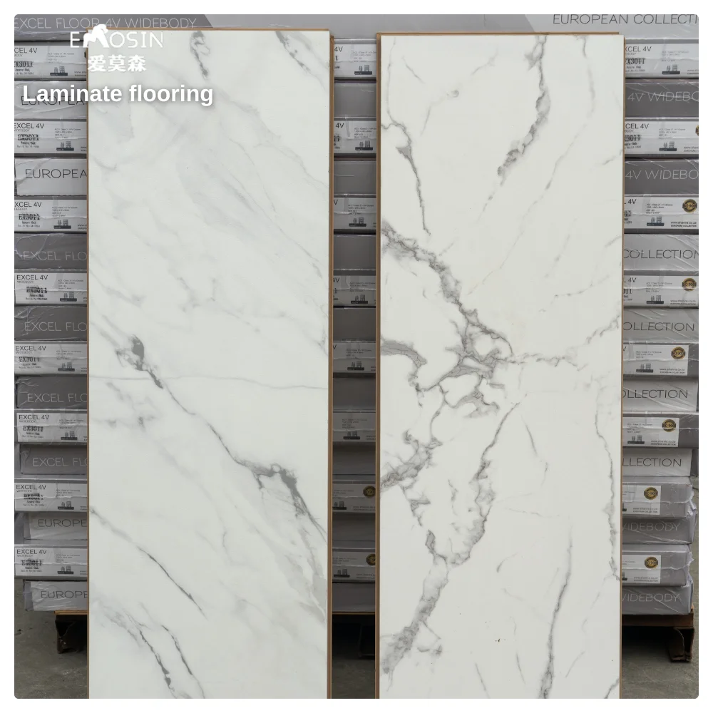 2023 ac4 5mm 8mm 12mm hdf oak wood marble white laminated flooring tiles