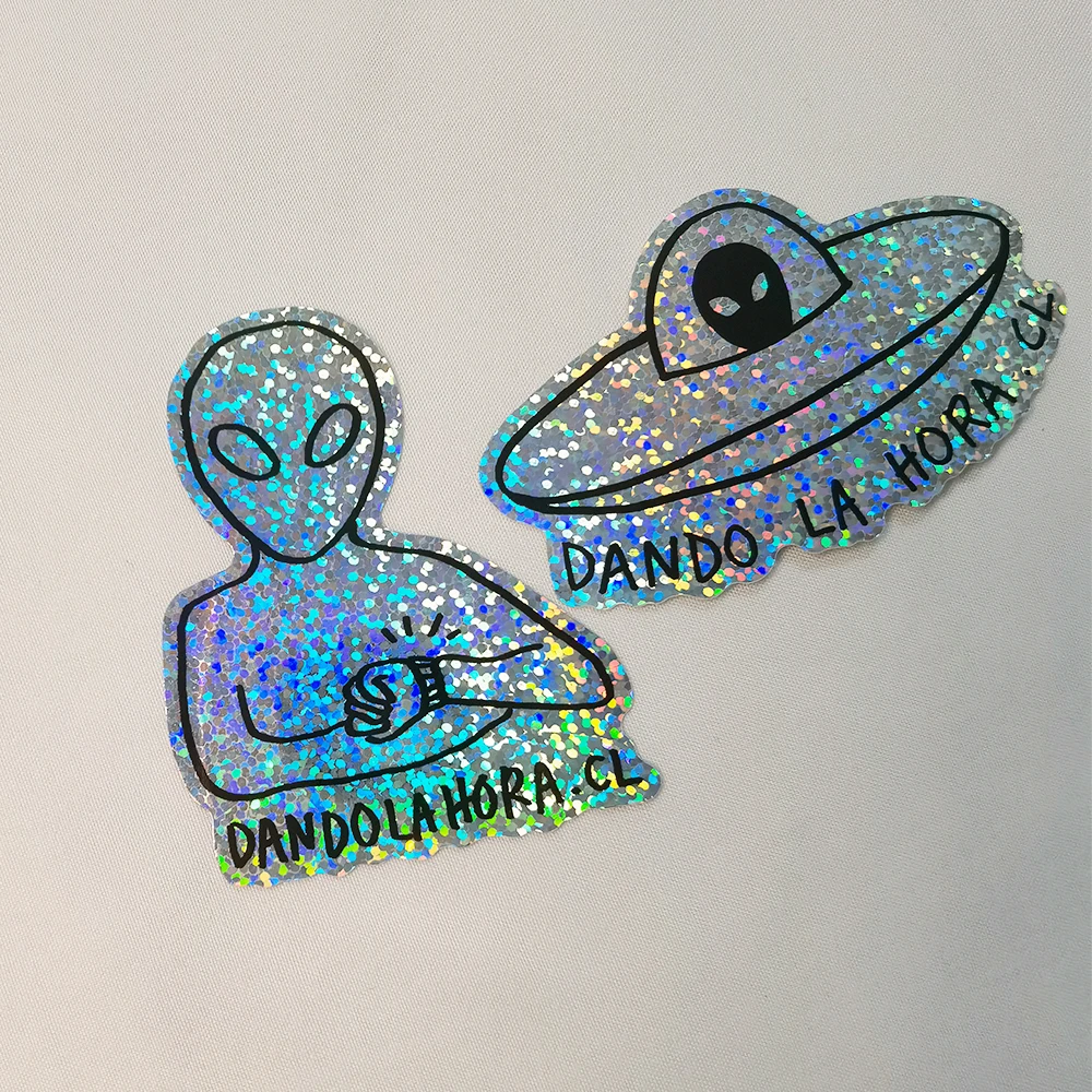 Cheap Price Customized Printing Die Cut waterproof neon color sticker