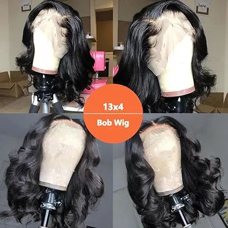 Best Price Black Color Bouncy Curly Wig with 100 Human Hair Unprocessed, 14 inch Hair Length Wear and Go Glueless Wig