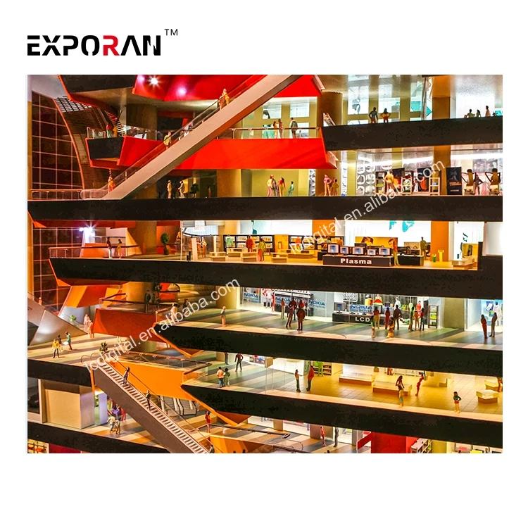 
Great Maquette Scale model With LED ,3d acrylic 3d models architectural model 