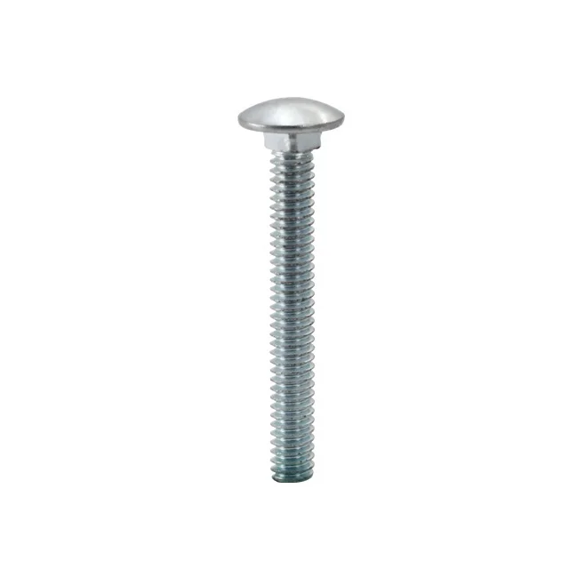 Factory Din 603 607 605 ASME M8 M14 M16 Bolt and Nut Square Neck Mushroom Round Head Carriage Bolt Steel Grade 8.8 10.9 Bolt