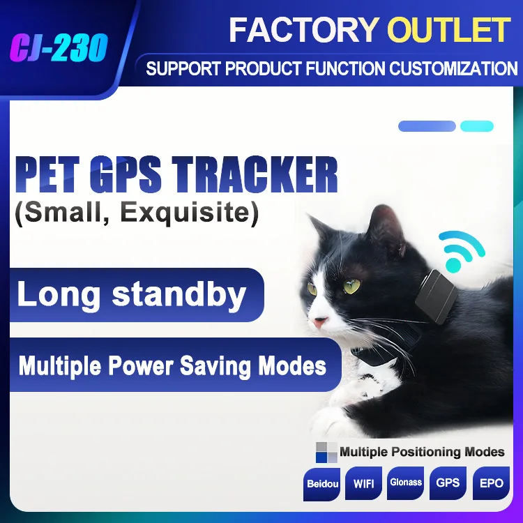 4G Glonass + GPS + LBS positioning collar mini gps device pet smart gps tracker dog
